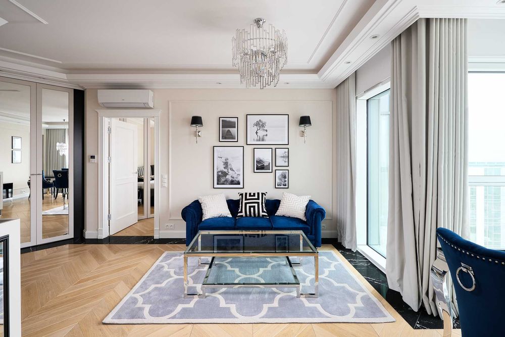 Luksusowy apartament Towarowa 39 , wyposażony,garaż, siłownia,taras