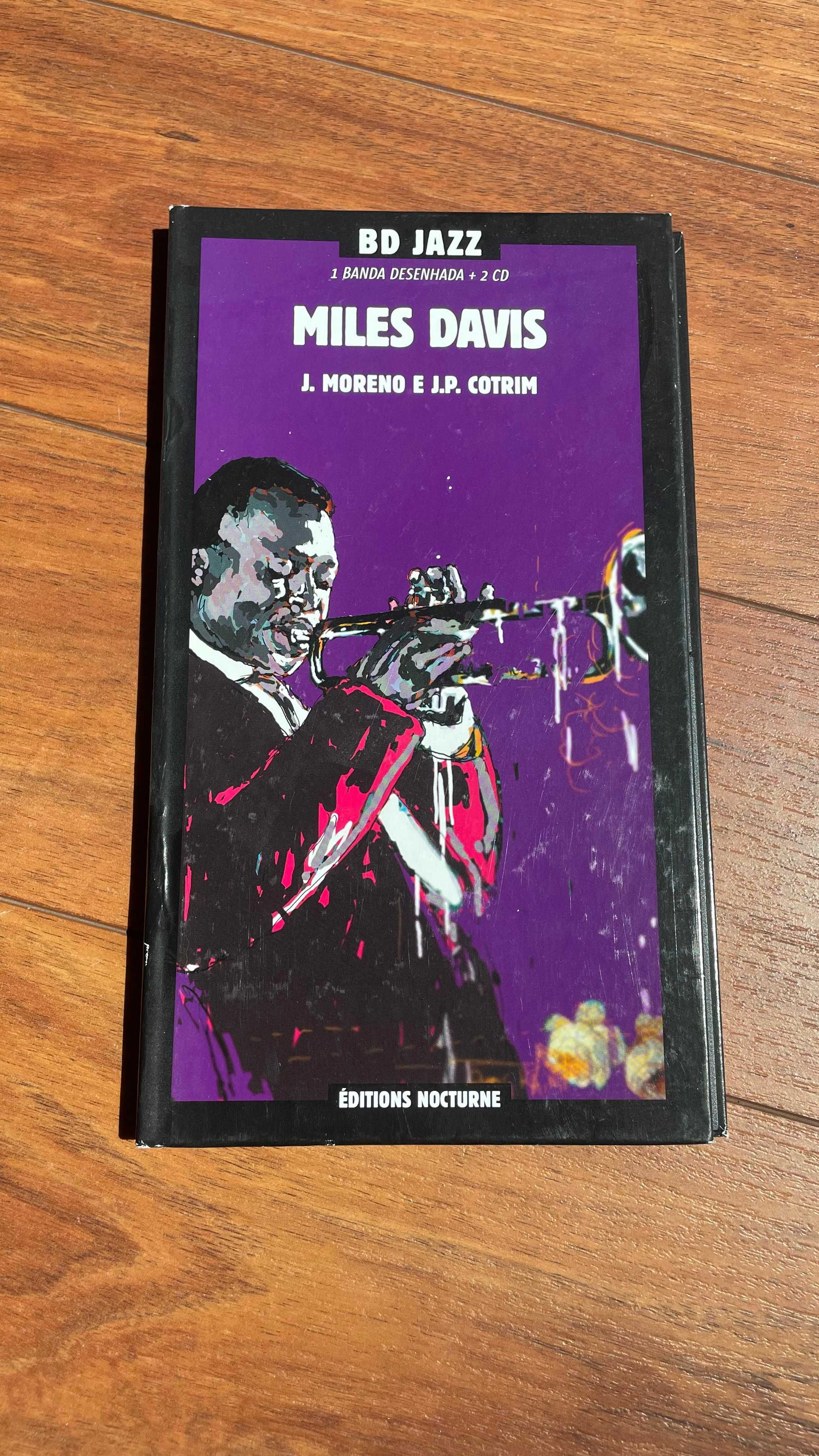 Livro de Miles Davis com CDs