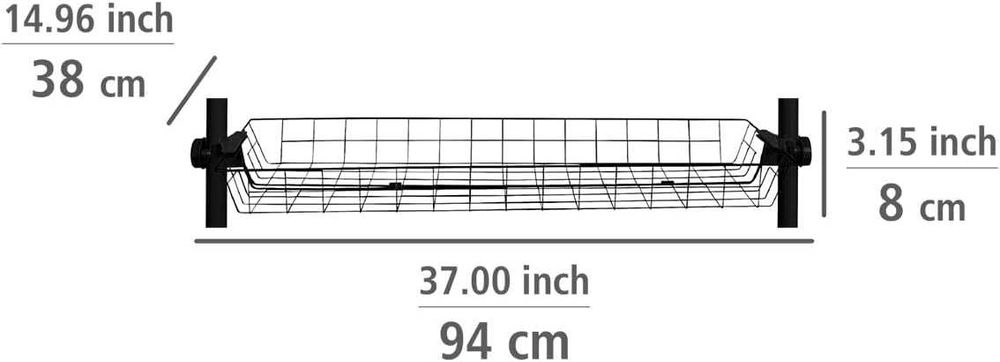 Кошик для гардеробу кошик для зберігання одягу Wenko Herkules