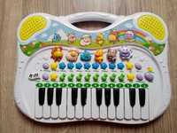 Zabawka interaktywna pianino, odgłosy zwierząt, melodie i inne