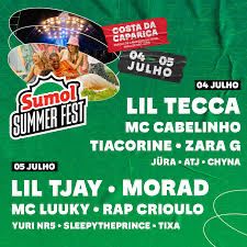 Bilhete diario dia 4 Sumol Summer fest