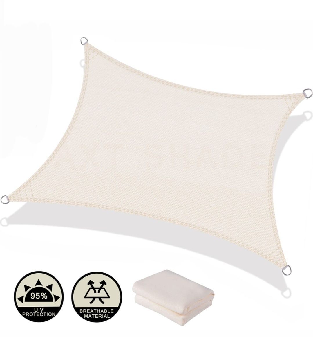 AXT SHADE żagiel przeciwsłoneczny na balkon taras HDPE  3m  x 4m