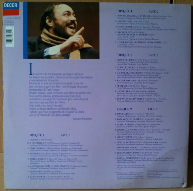 Luciano Pavarotti-Najważniejsze momenty-Greatest Hits Winyl 2Lp.