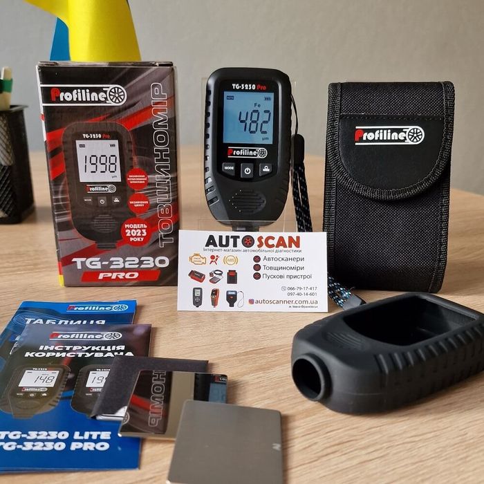 Товщиномір Profiline TG-3230 Pro. Гарантія 18 місяців!
