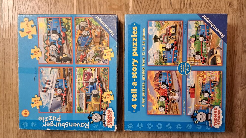 Puzzle Tomek i przyjaciele Ravensburger 2 zestawy - 8 układanek