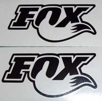 Fox autocolantes bicicleta