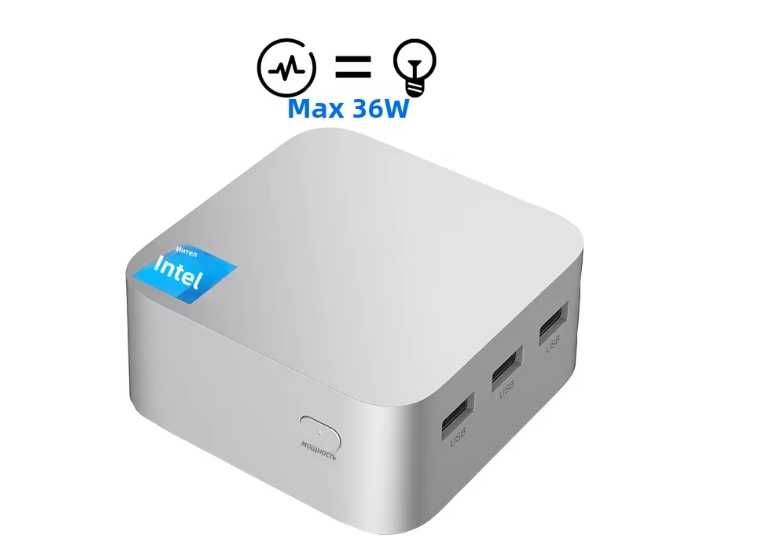 Міні ПК (Mini PC) 16/512Gb Intel N100 (FIREBAT T8 Plus) Win11-ліцензія