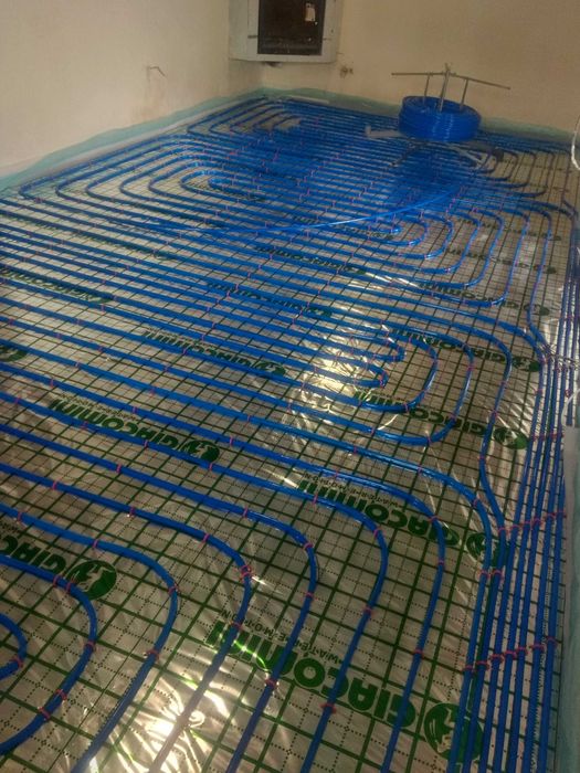 Монтаж отопления , тёплых полов , дымоходов ,твердотопливных котлов