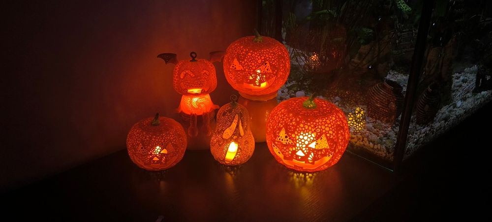 Dynie dekoracyjne z druku 3D – idealne na Halloween!