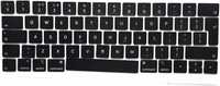 Padarsey zestaw klawisze QWERTZ kompatybilne z MacBook Pro czarne