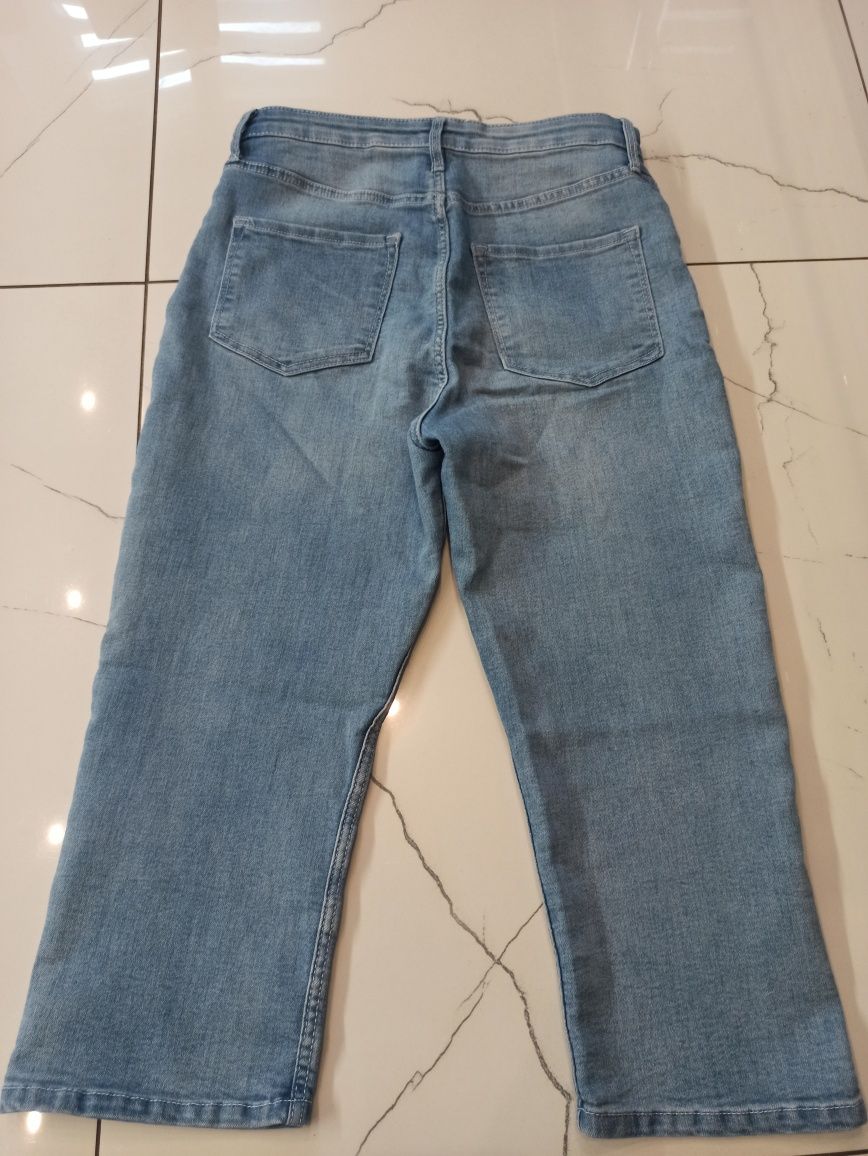 Spodnie 3/4 rozm 164/170 denim