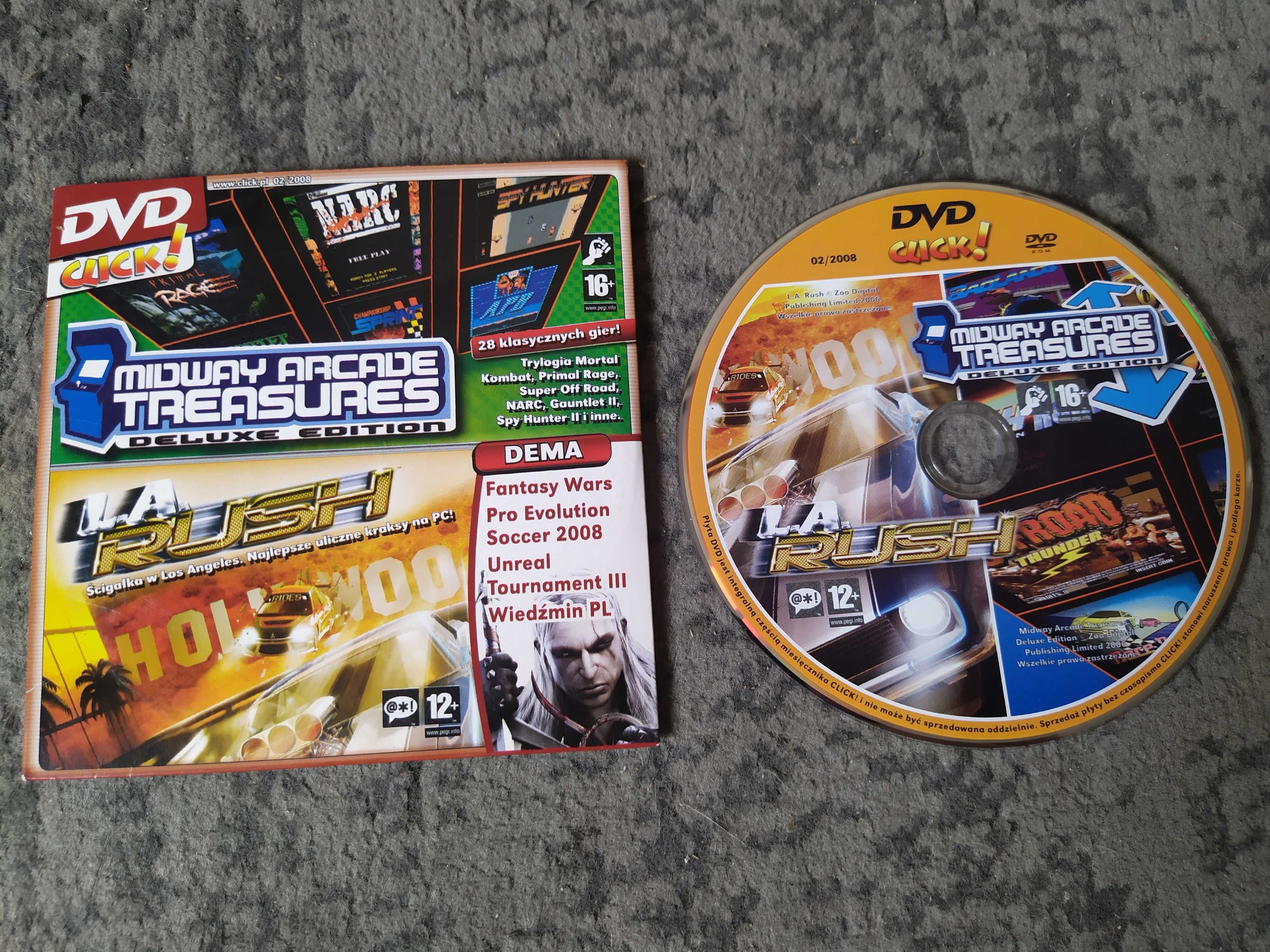 Midway Arcade Treasures Deluxe Edition L.A. Rush Click! 02/2008 PC ENG