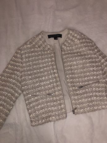 пиджак серебристого цвета