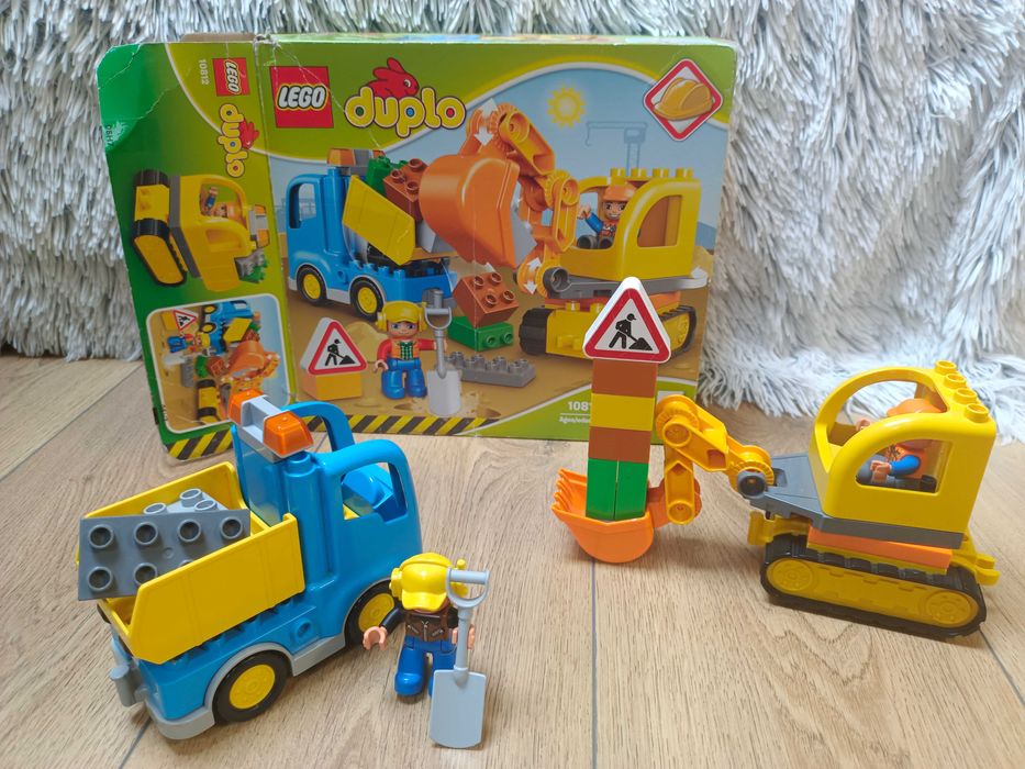 DUPLO MEGA zestaw klocków 6 pudełek z kartonikami
