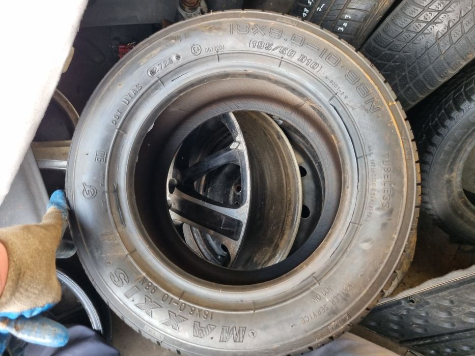 2 Nowe Opony 18x8.0-10 Maxxis 195 50 B10 96N 225 55 B12 104 Trelleborg