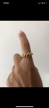 Anéis Dourados Aço Inoxidavel