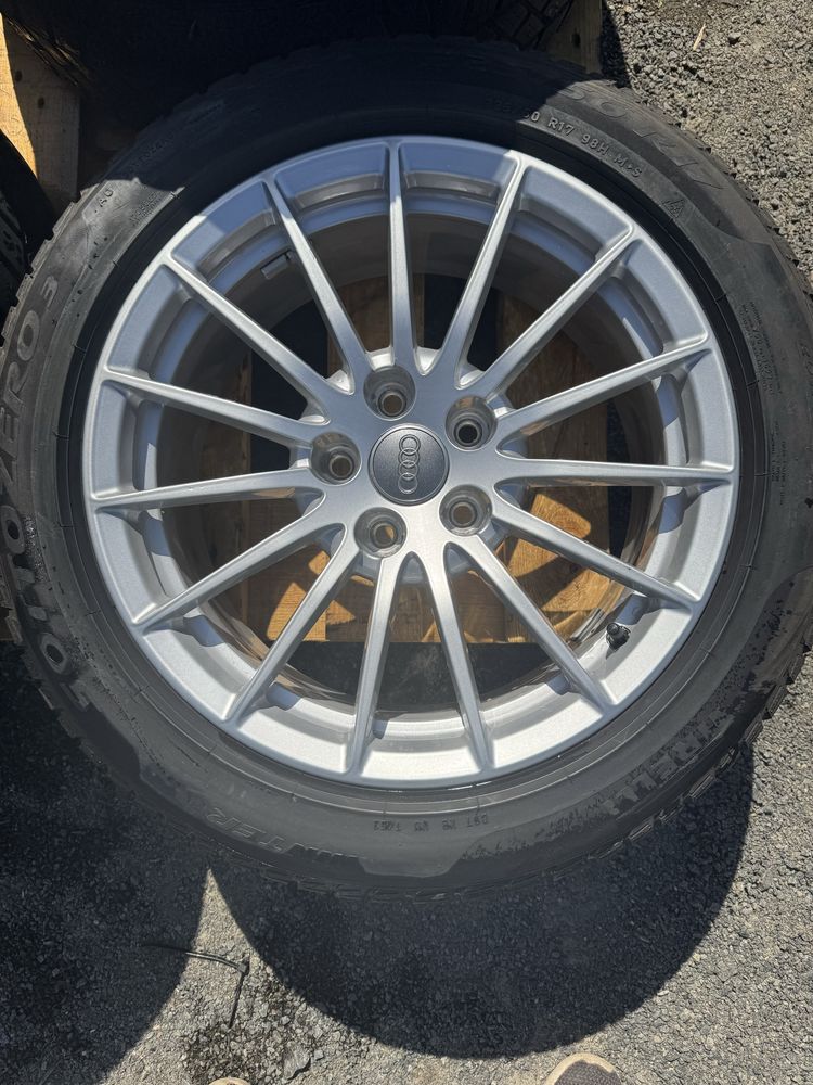 Комплект литые диски r17 5/112 Audi с резиной