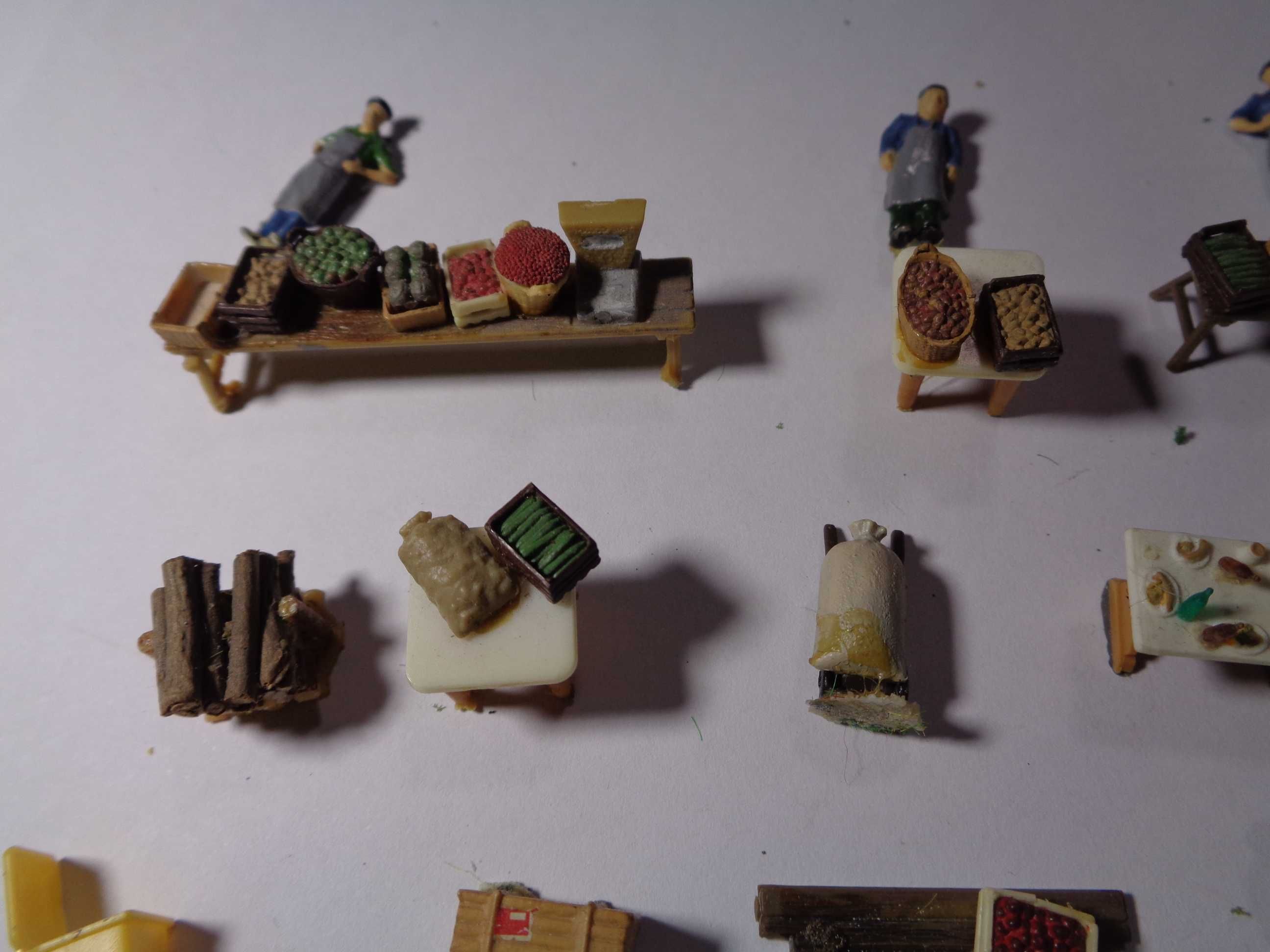1:87 Preiser cenário de mercado pista comboio