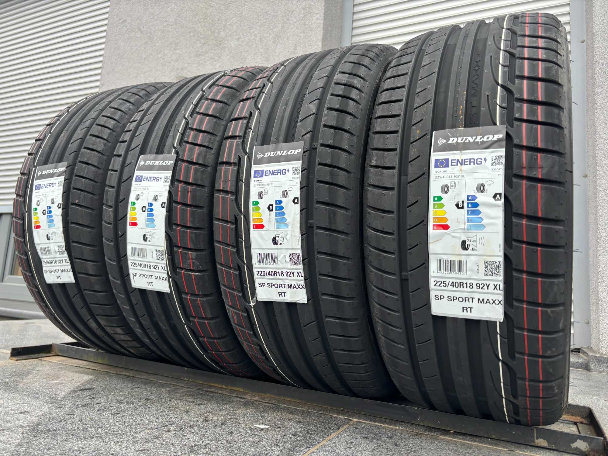 x4 letnie 225/40R18 Dunlop Sp SportmaxxRT Prod. 2024 rok! B,A,71db gwa