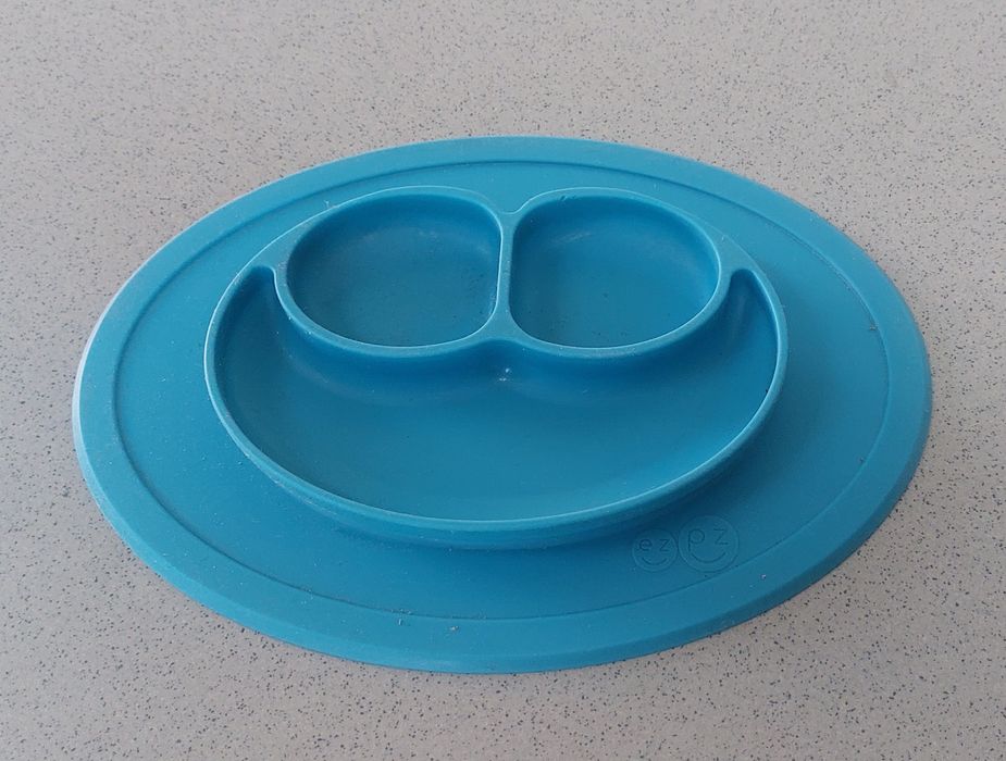 Prato de silicone para refeiçao