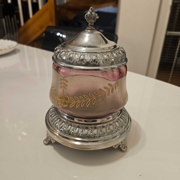 Unikat! Zabytkowa bombonierka,cukiernica Marcin Jarra