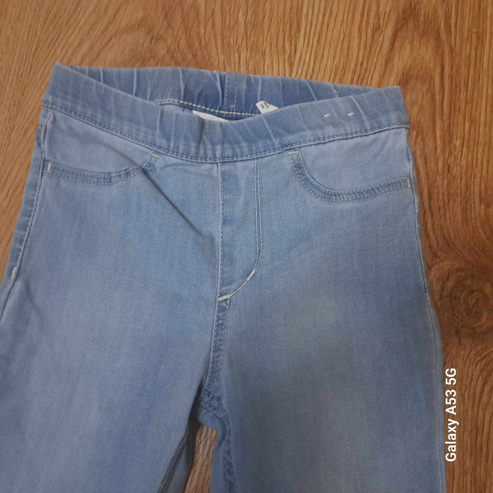 Jeansowe jegginsy super stretch jak legginsy