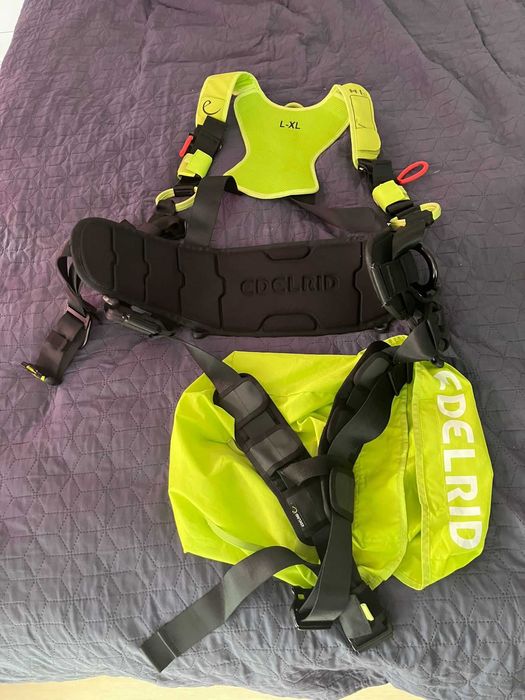 Zestaw uprzaz + lonza + absorber do prac na wysokosci