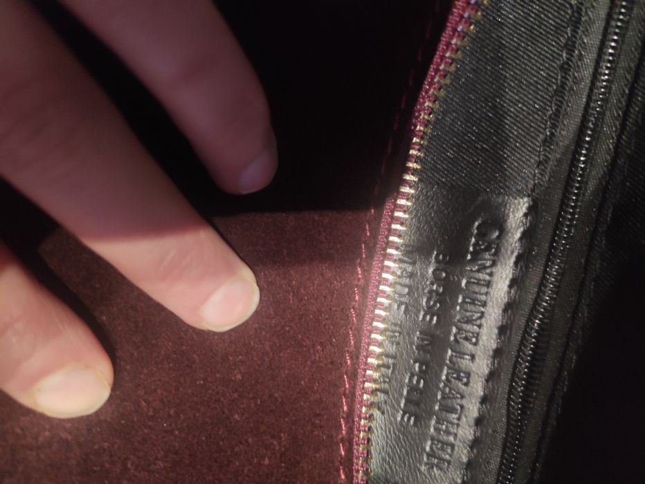 Torebka nerka skóra naturalna