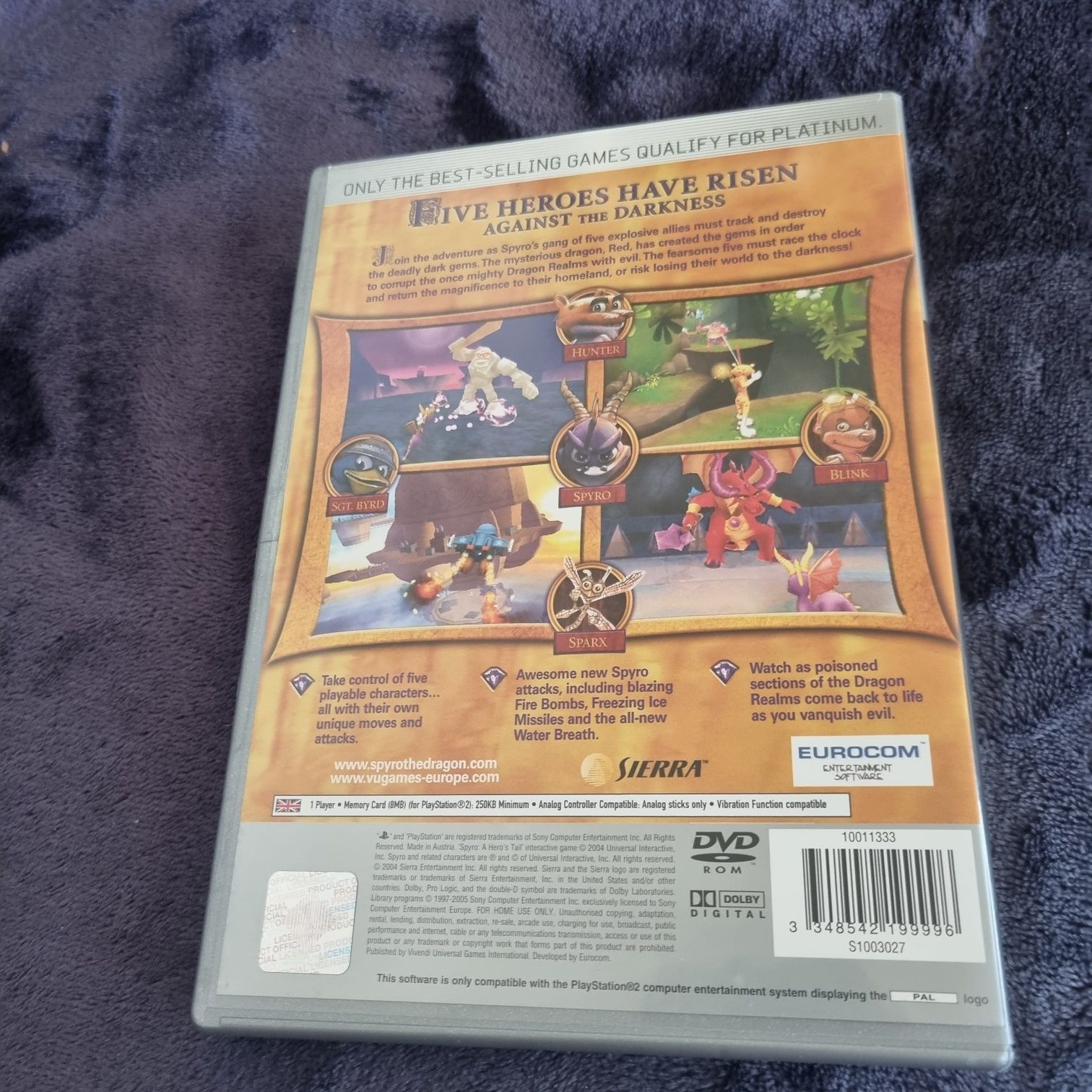 Spyro A Heros Tail Ps2 3xA