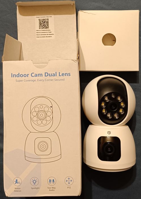 Kamera WiFi Indoor Cam Dual Lens – podwójny obiektyw, Full HD, PTZ, au