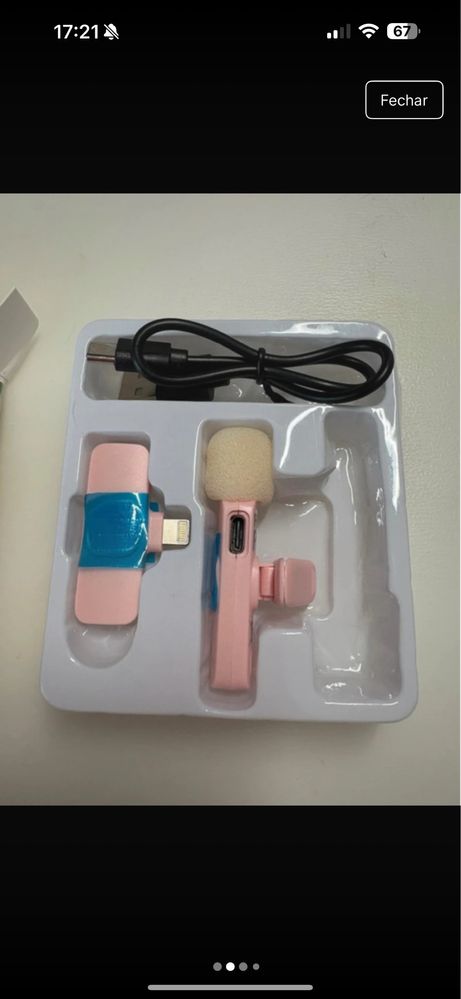 Microfone de lapela