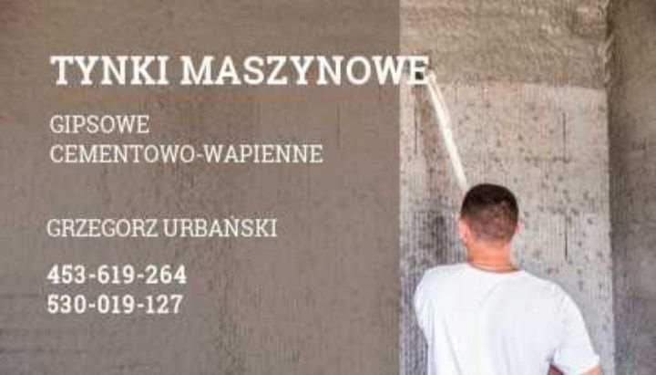 Tynki maszynowe! Wolne terminy