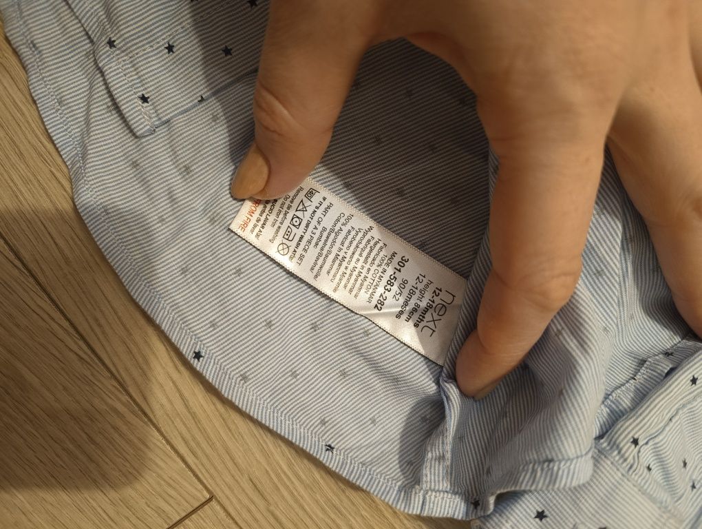 2 szt koszuli z długim rękawem dla chłopczyka next i Reserved