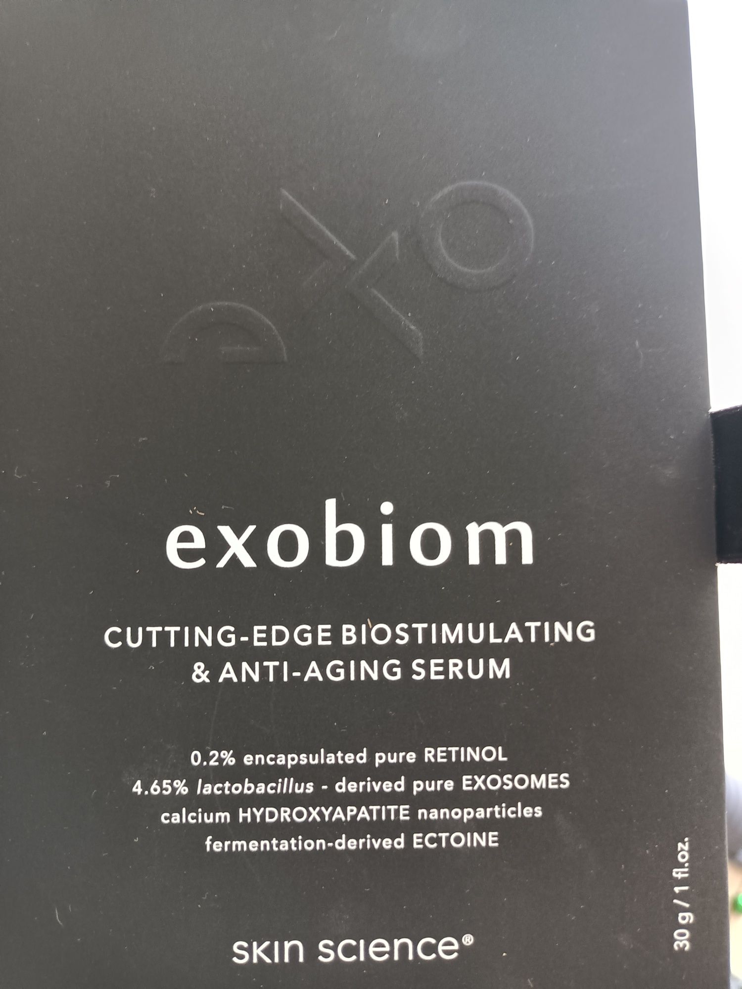Rewelacja serum exobiom, podkład