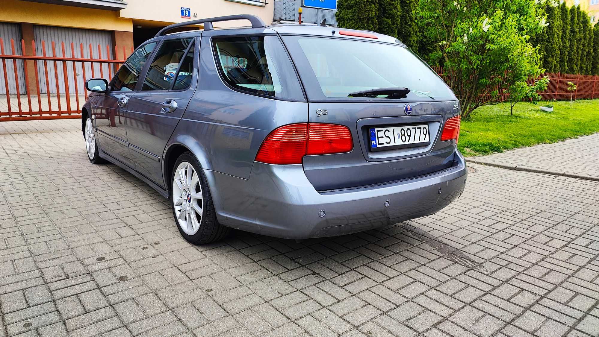 Saab 9-5 2.0t 210 koni hirsh xenon skóra automat bluetooth