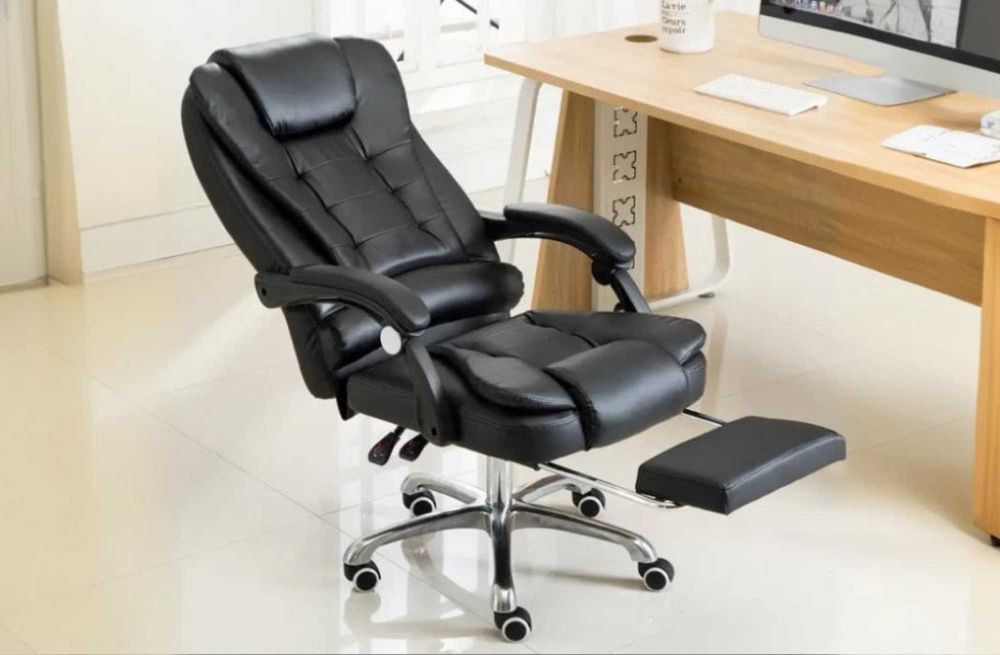 Кресло компьютерное кожаное / крісло шкіряне новое кресло руководителя