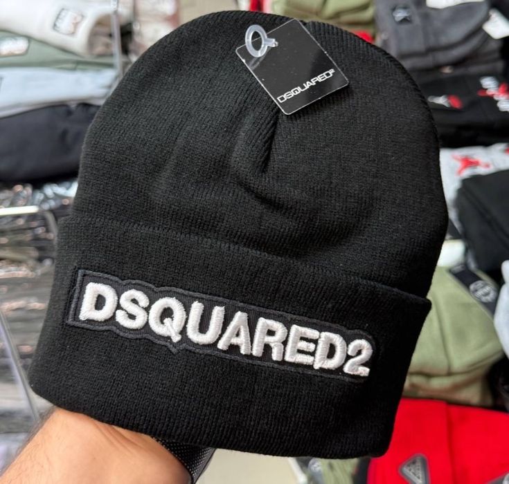 Czapka z logo Dsquared