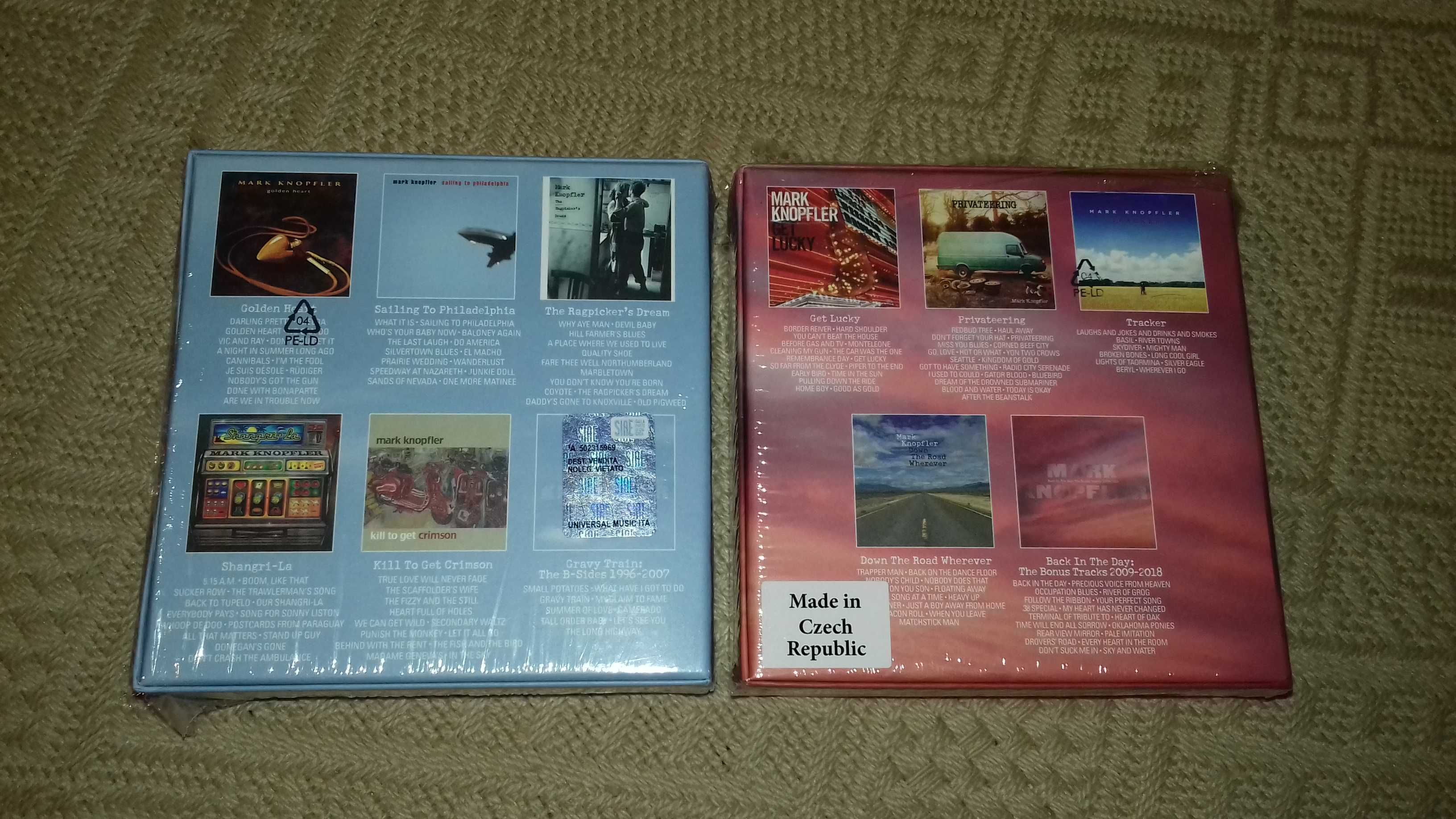 Mark Knopfler The Studio Albums 2 x box 12CD 2 Bonus CD Dire Straits