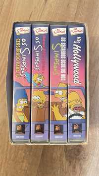 Colecção de cassetes VHS Simpsons