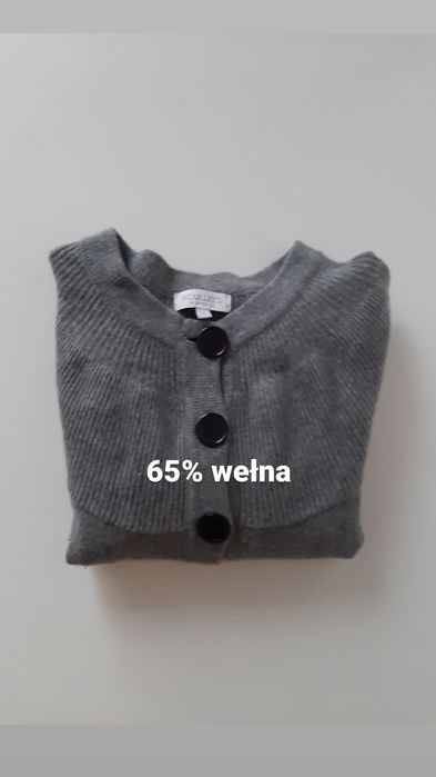 Wełniany sweter świetny skład