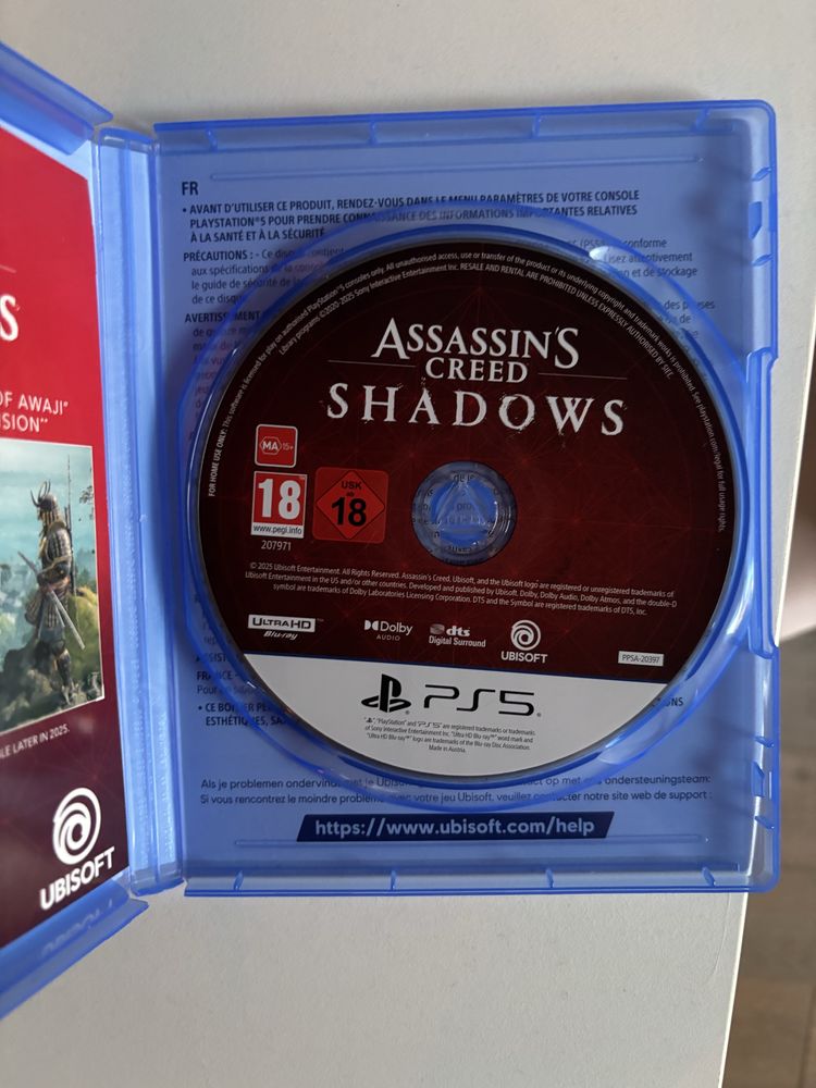 assassins creed shadows PS5 polska wersja