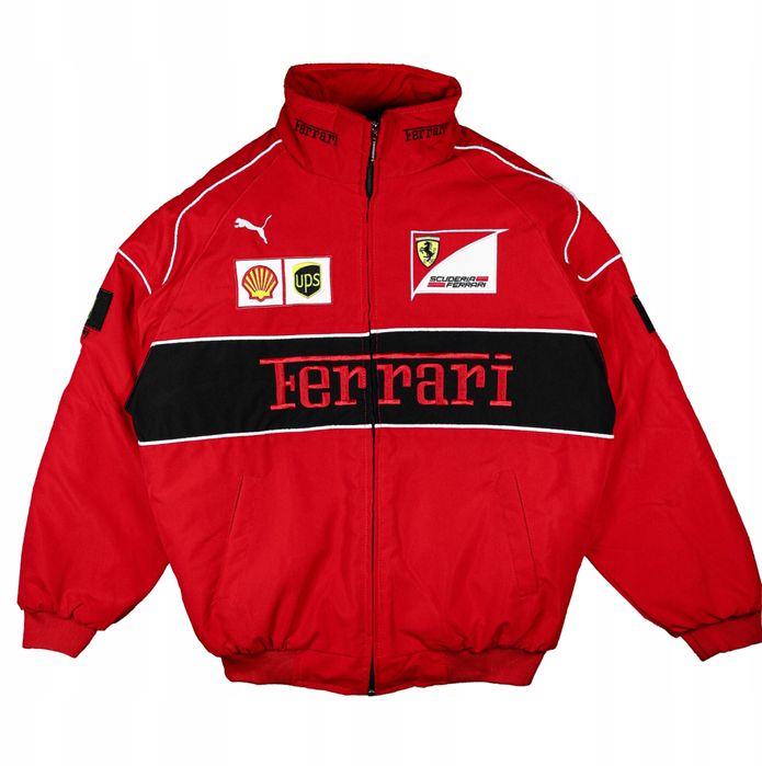 Kurtka FERRARI F1 czerwona racing bomb