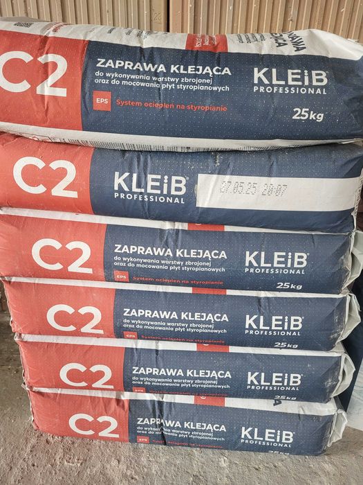 KLEIB C2 - zaprawa klejąca klej do styropianu siatki