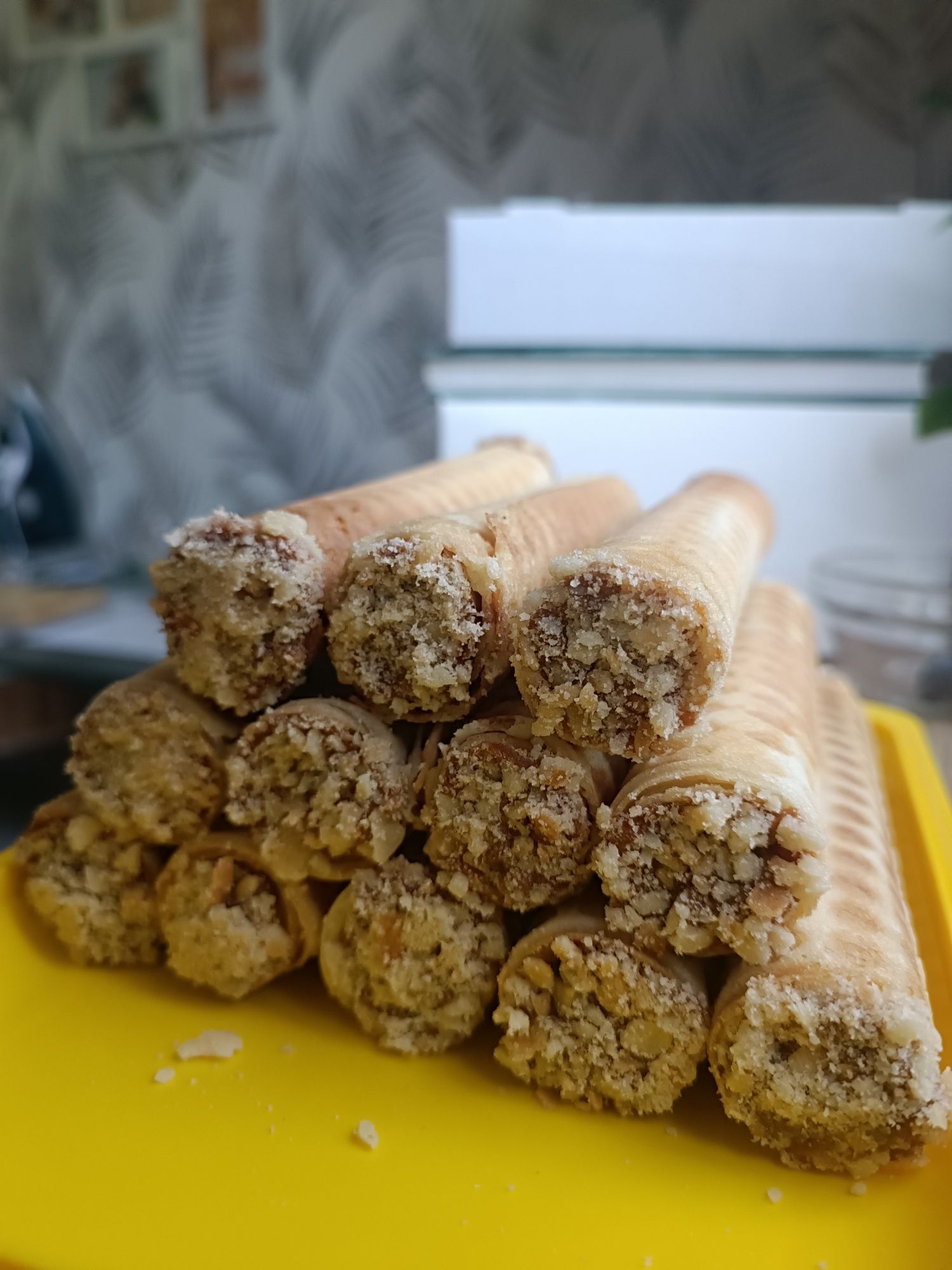 Трубочки зі згущеним молоком