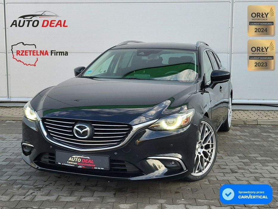 Mazda 6 2.0 i 145KM, Nawigacja, Tempomat,1 ręka, Serwis, AUTO DEAL Piła