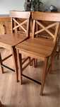 Krzesła Ikea vintage Ingolf hoker stołek
