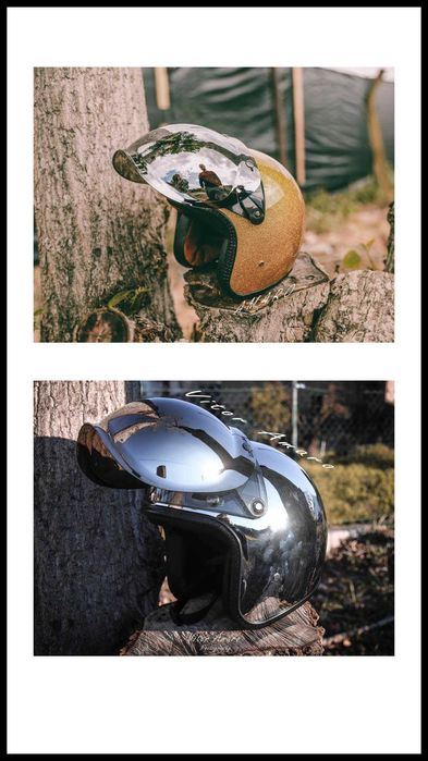 Capacete Vintage/Old School/Retro (Durado ou Cromado)|NOVOS