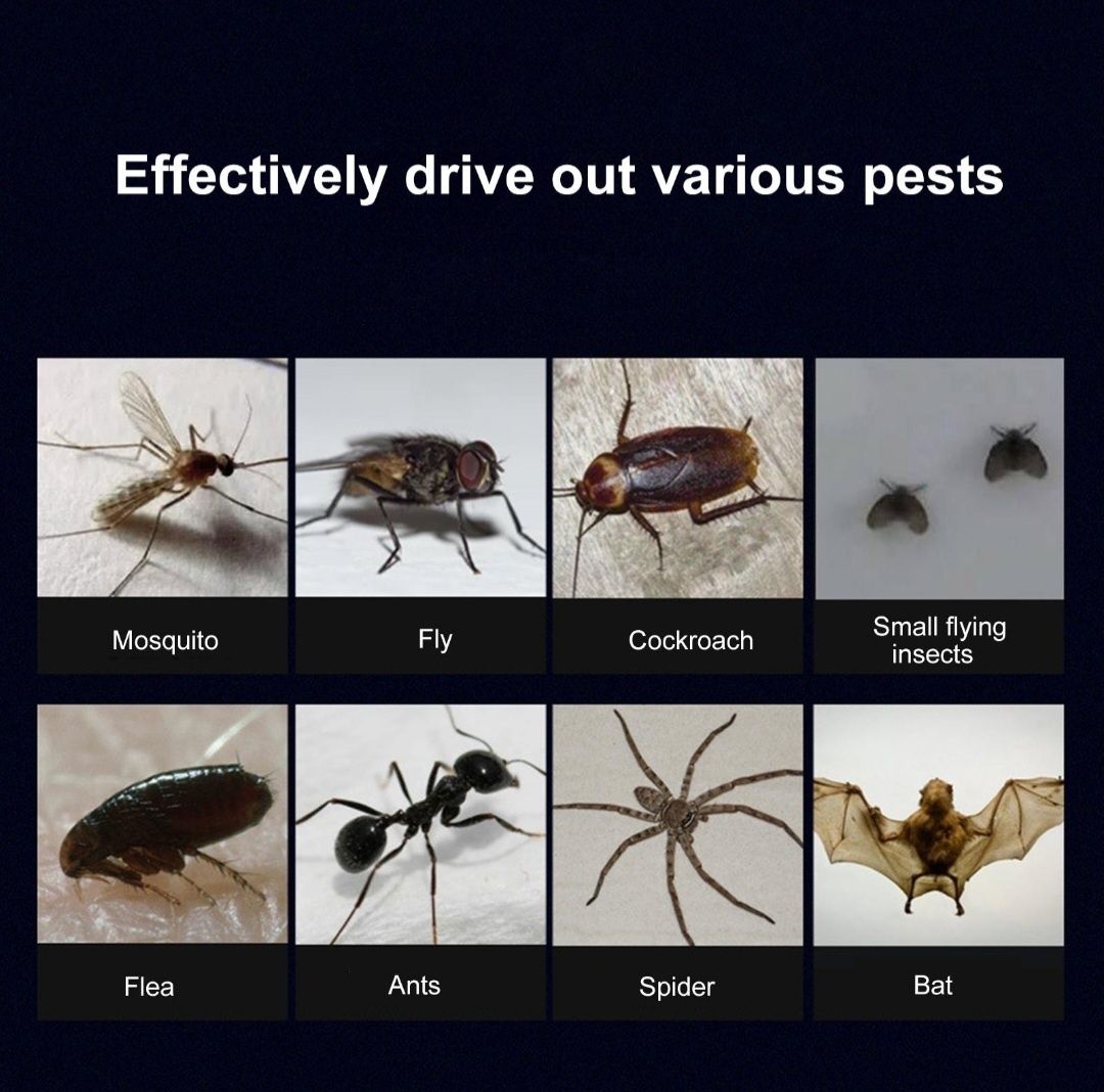Электронный ультразвуковой отпугиватель насекомых (комаров,тараканов)