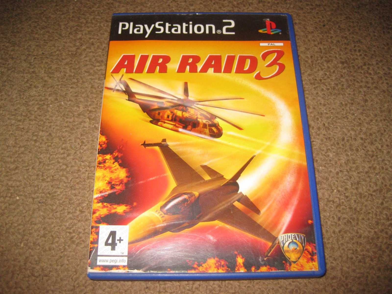 Jogo "Air Raid 3" para PS2/Completo!