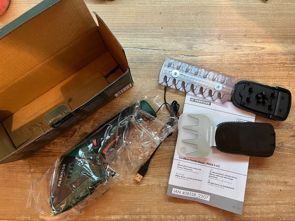 Nożyce akumulatorowe PARKSIDE Cordless Combi-Shear PGSA 4 A2